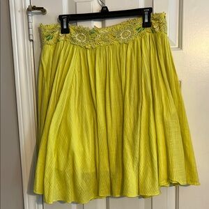 Floreat Yellow Skirt